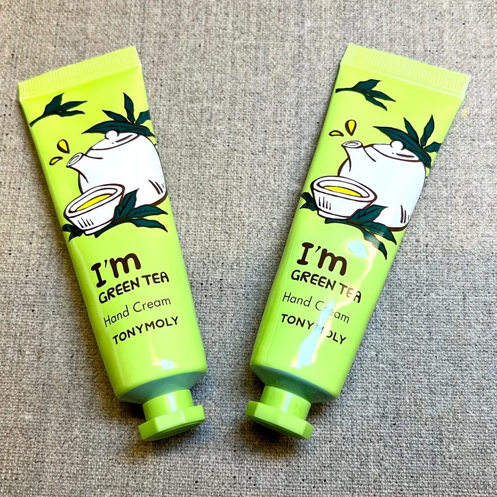❤️3 for $25❤️ TONYMOLY I'm Green Tea Hand Cream duo